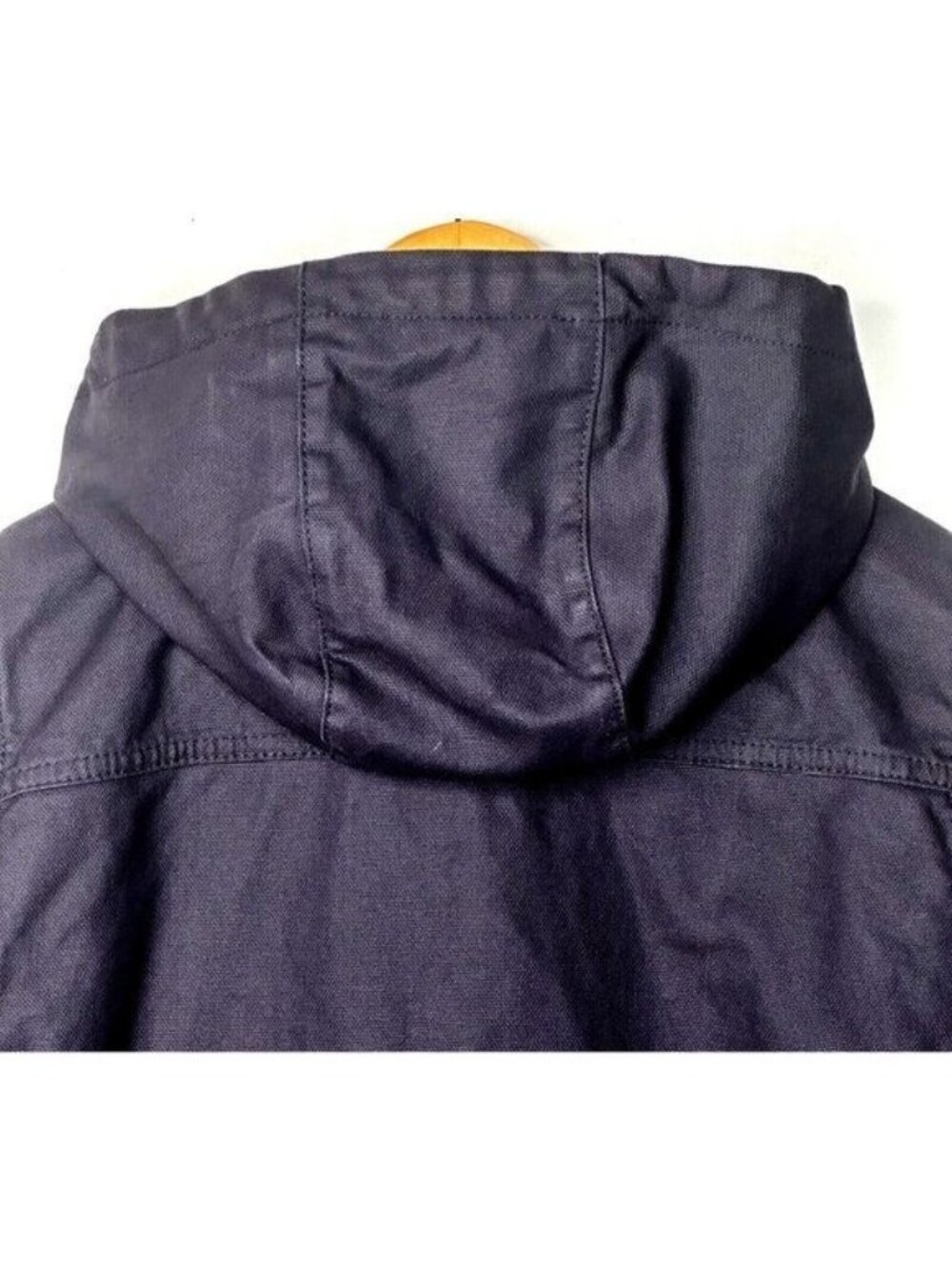 J.Crew Hooded Anorak Jacket Womens S Blue Cotton Utility Lightweight Casual Fall - Picture 6 of 13